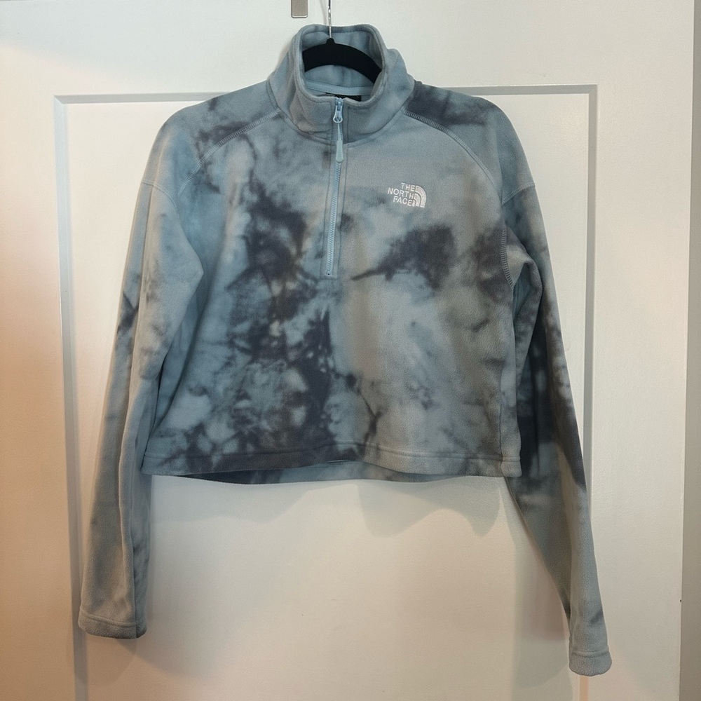 TNF Cropped fleece quarter zip